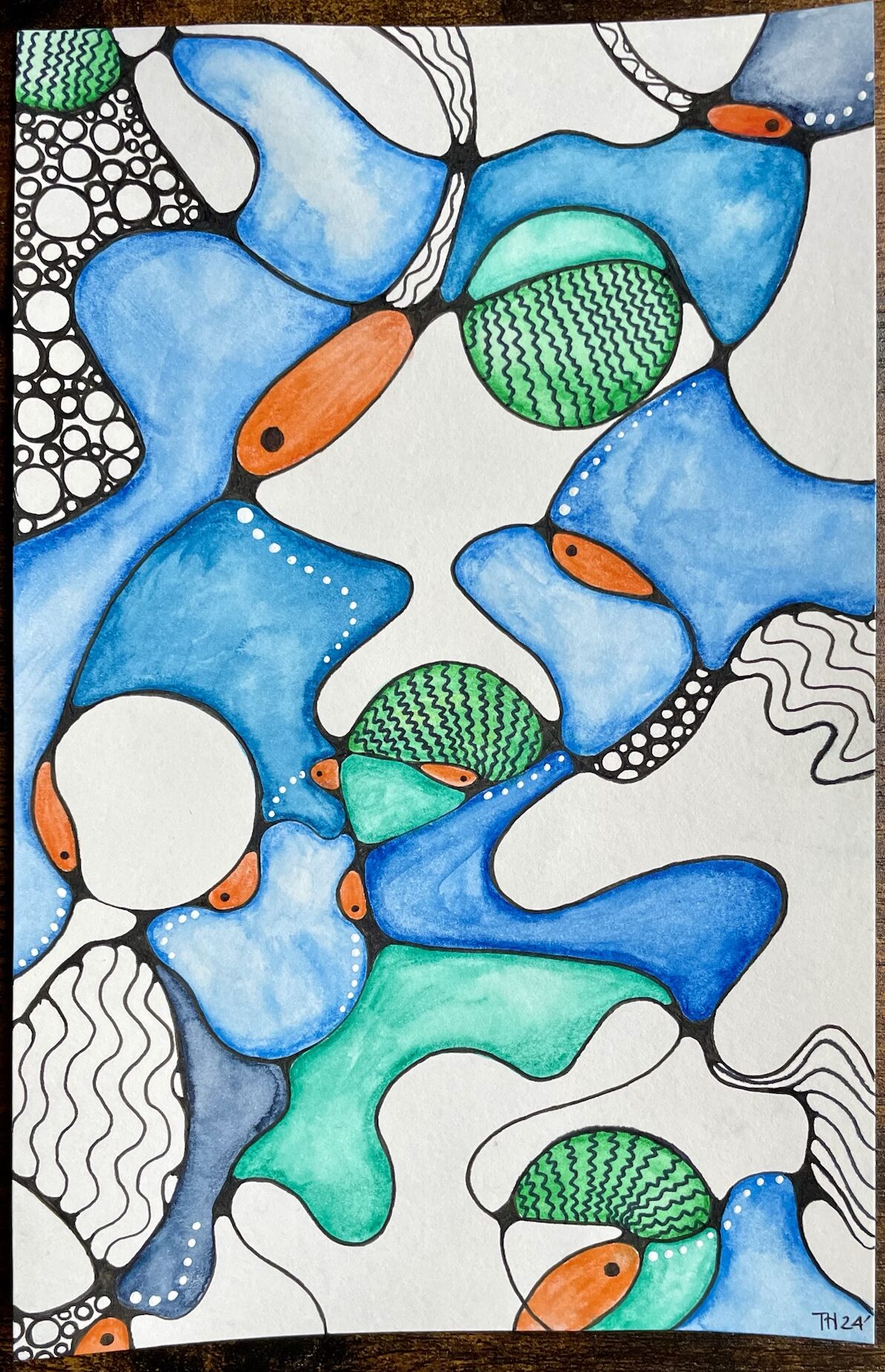 Neurographic Koi Pond